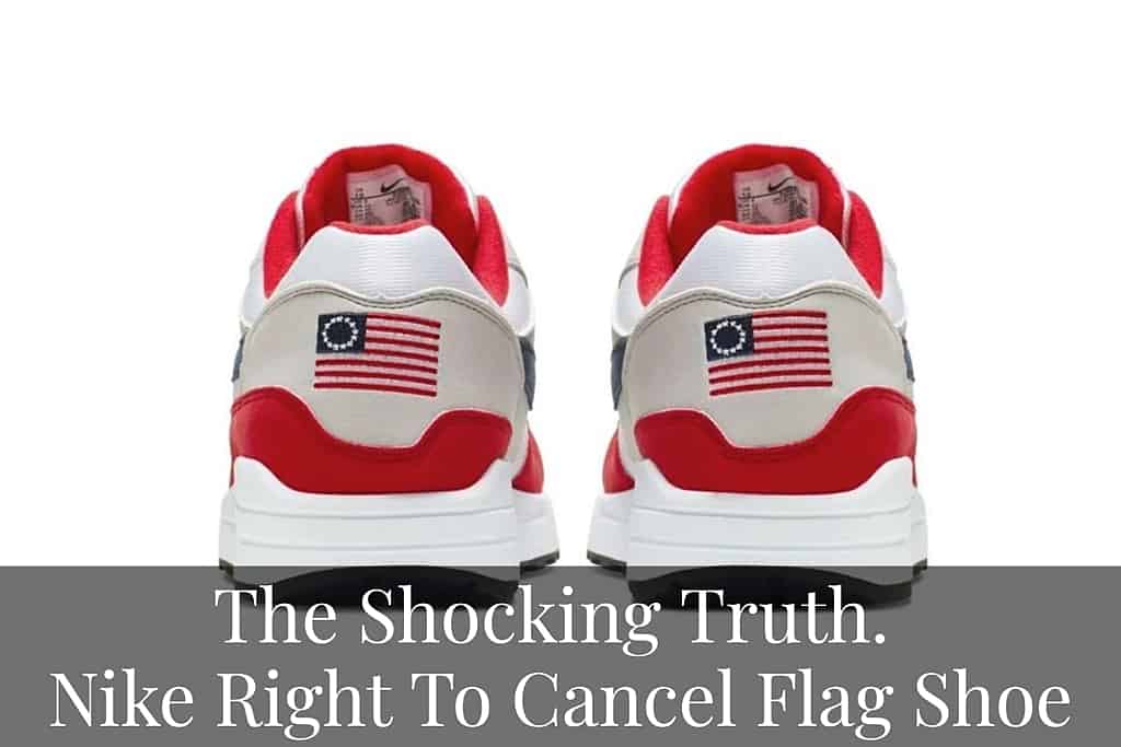 The shocking truth - Nike right to cancel flag shoe