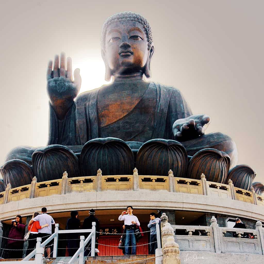 Buddha overlooking Hong Kong